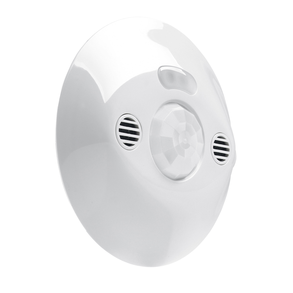 SENSOR DE MOVIMIENTO AUTONOMO EMPOTRAR 8.5A 240VAC 90M2 360° 048806