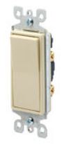 INTERRUP SIMPLE 1P 250V 15A 1 MOD MARFIL DECORA 56012I