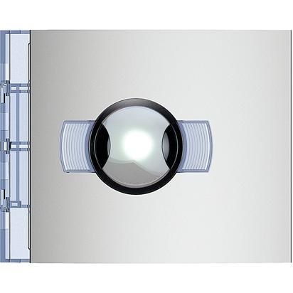 PLACA FRONTAL PLAST COLOR ALUMINIO P/TELECAMARA D/N SFERA NEW 352401