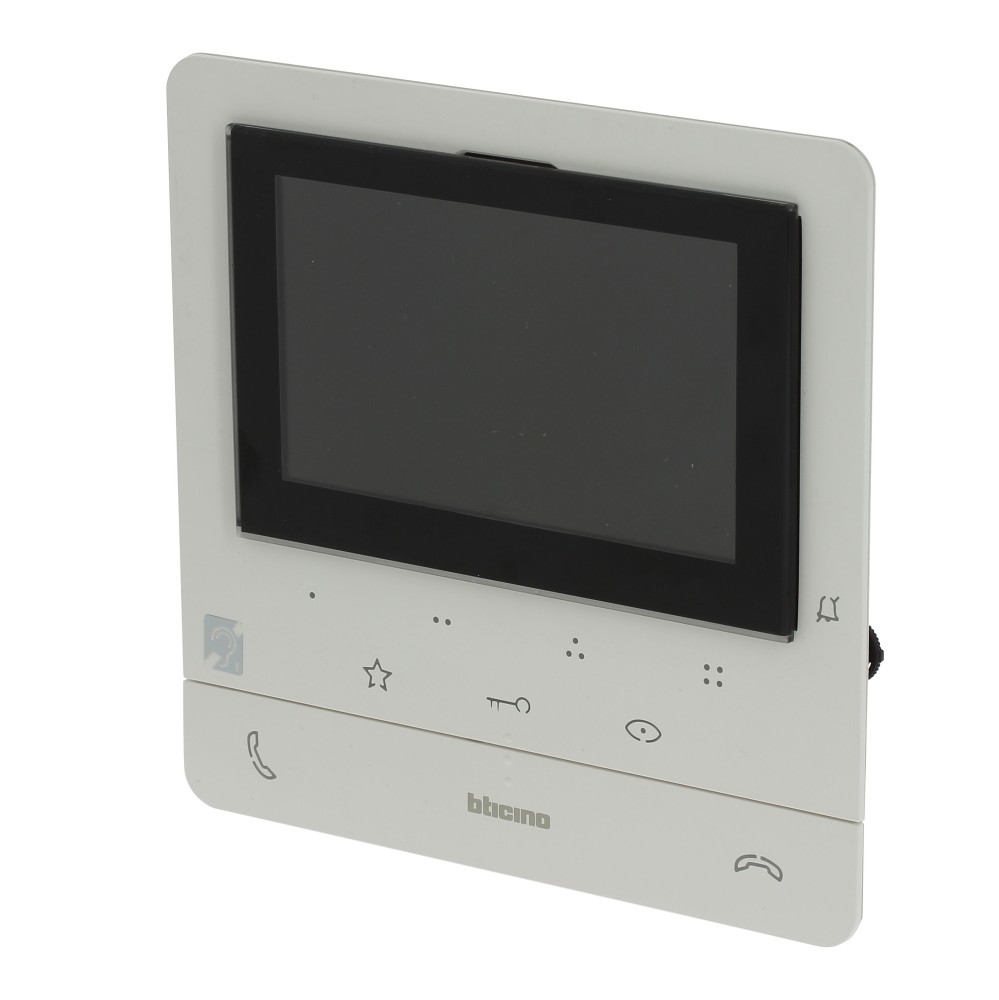 MONITOR VIDEO LCD COLOR 5" 2H C/ACCION CERRADURA ELECT MANOS LIBRES CLASE 100V16E 344672