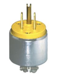 ENCHUFE 2P+T 15A 125V AMARILLO BLINDADO 515PA