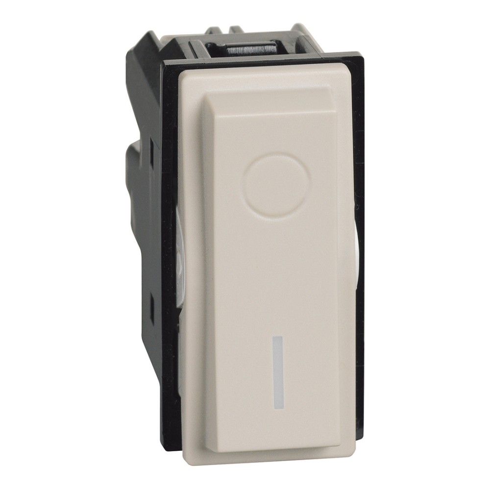 DADO INTERRUP SIMPLE 2P 250V 16AX 1 MOD ARENA LIVING NOW KM4002