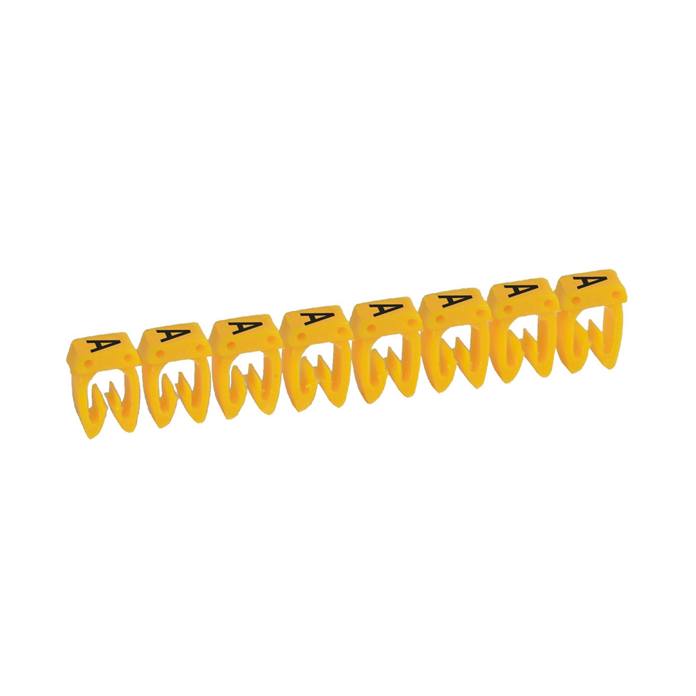 MARCADOR P/CABLE 0.15-0.5MM2 LETRA A AMARILLO CAB3 038110
