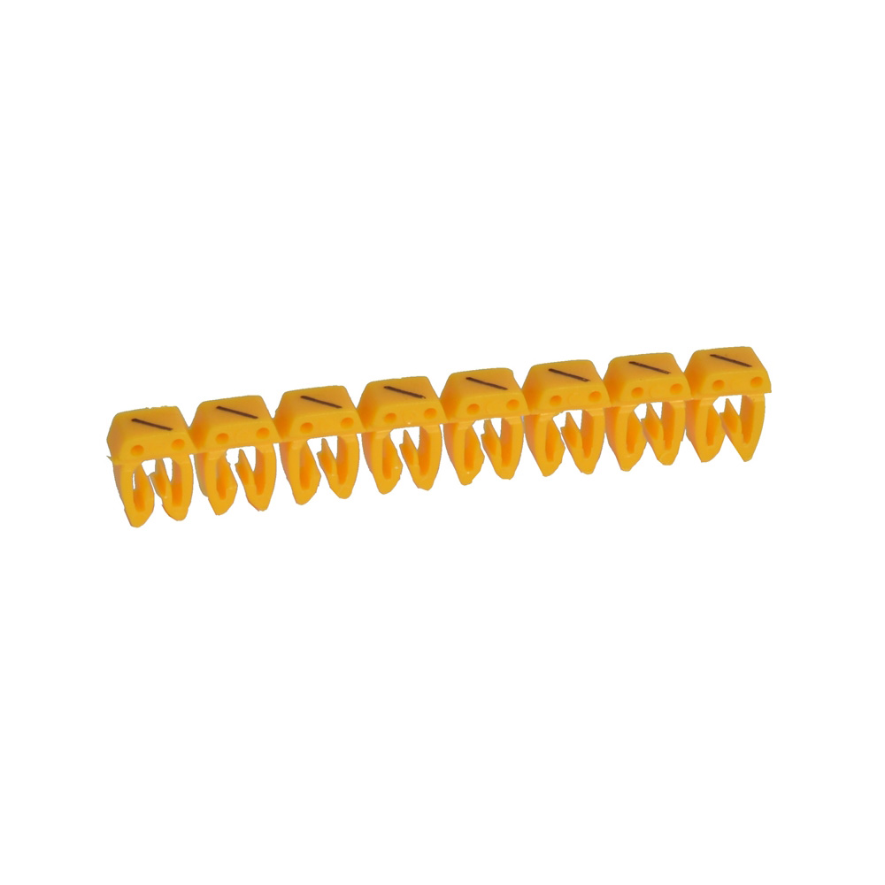 MARCADOR P/CABLE 0.15-0.5MM2 SIGNO "/ " AMARILLO C25UND CAB3 038140