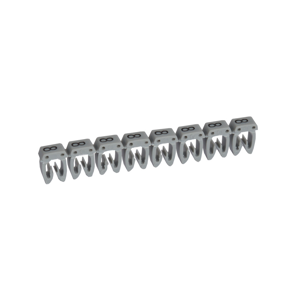 MARCADOR P/CABLE 0.5-1.5MM2 NRO 8 GRIS CAB3 038218