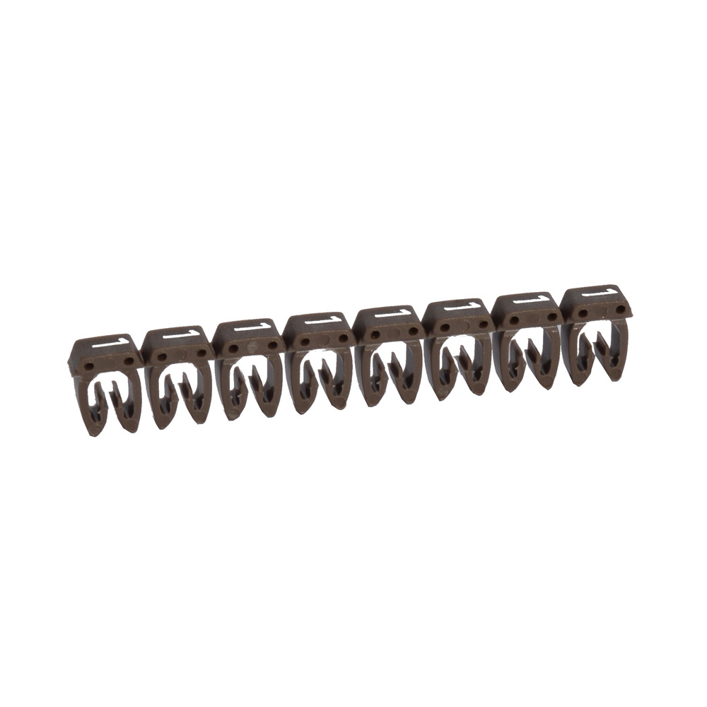MARCADOR P/CABLE 1.5-2.5MM2 NRO 1 MARRON CAB3 038221