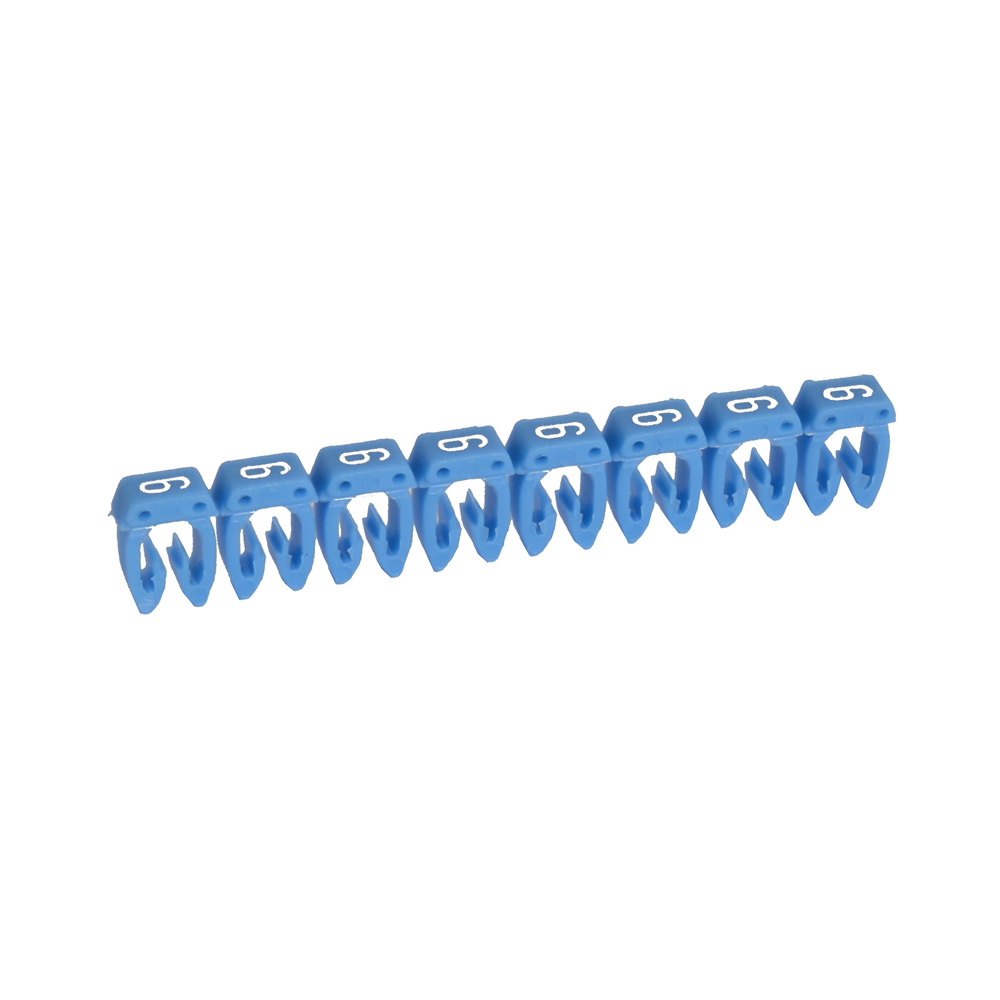 MARCADOR P/CABLE 1.5-2.5MM2 NRO 6 AZUL CAB3 038226