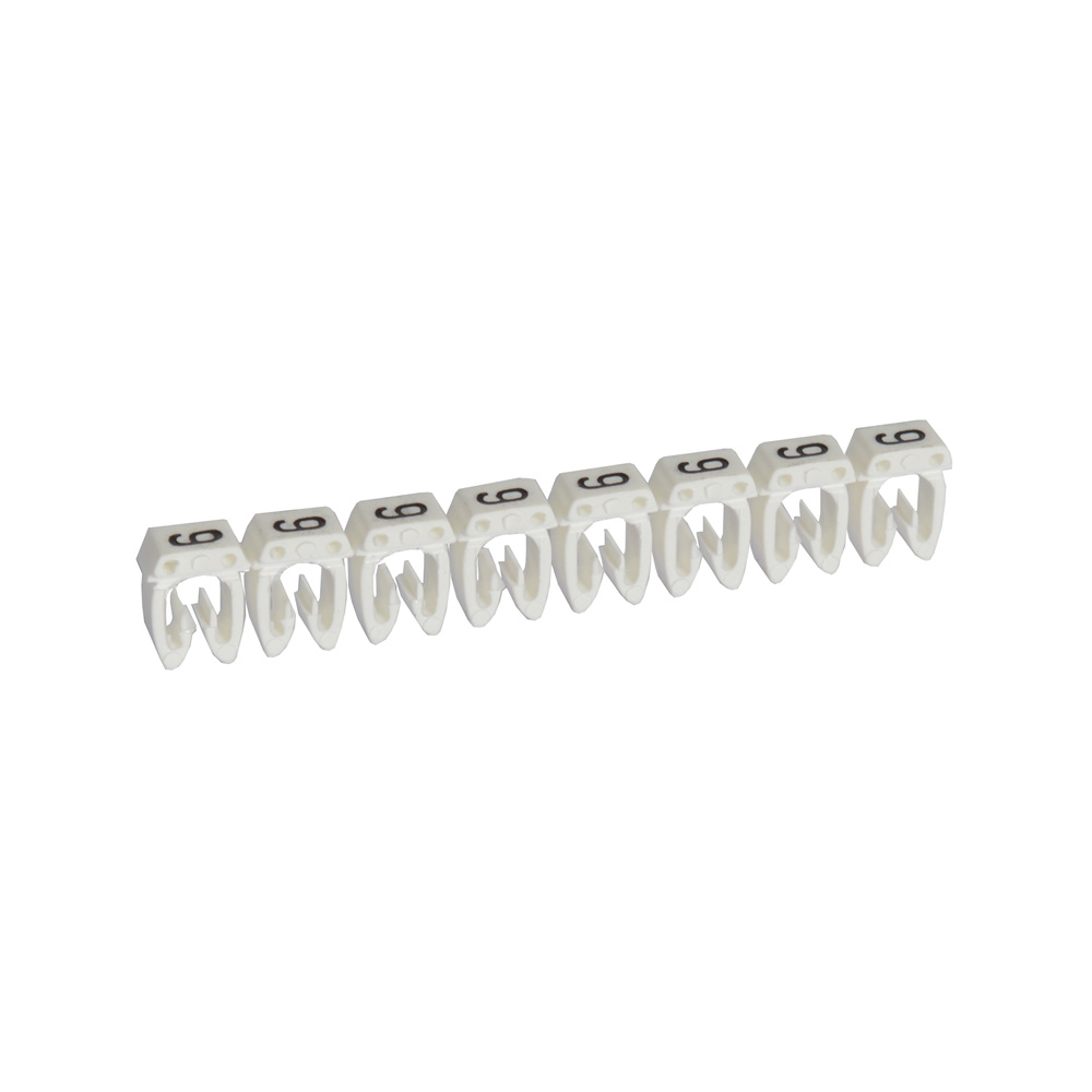 MARCADOR P/CABLE 4-6MM2 NRO 9 BLANCO CAB3 038239