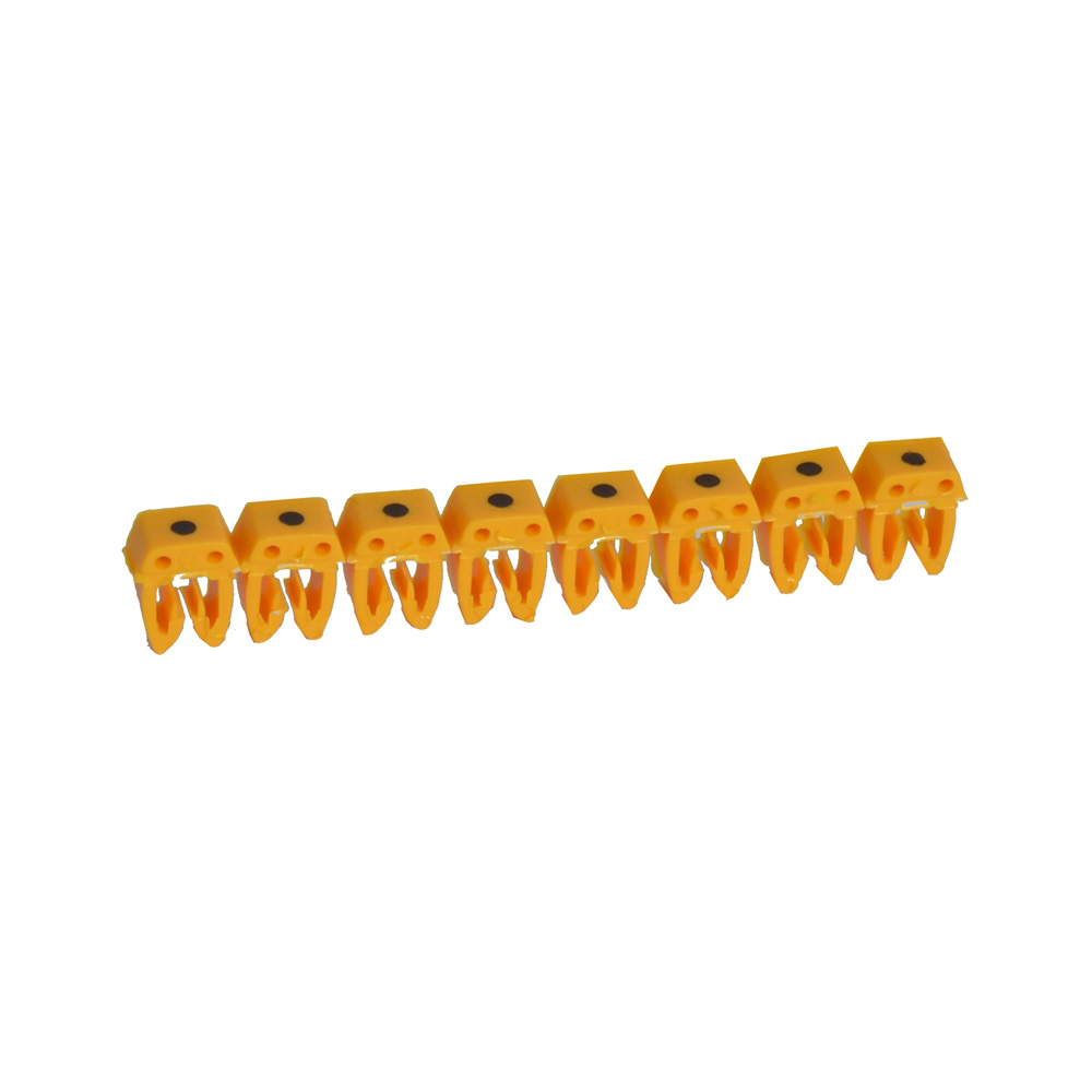 MARCADOR P/CABLE 0.5-1.5MM2 SIGNO "." AMARILLO CAB3 038271