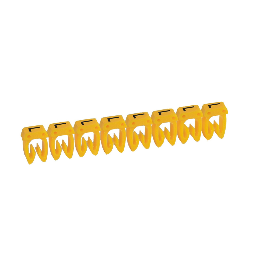 MARCADOR P/CABLE 0.5-1.5MM2 LETRA L AMARILLO CAB3 038311