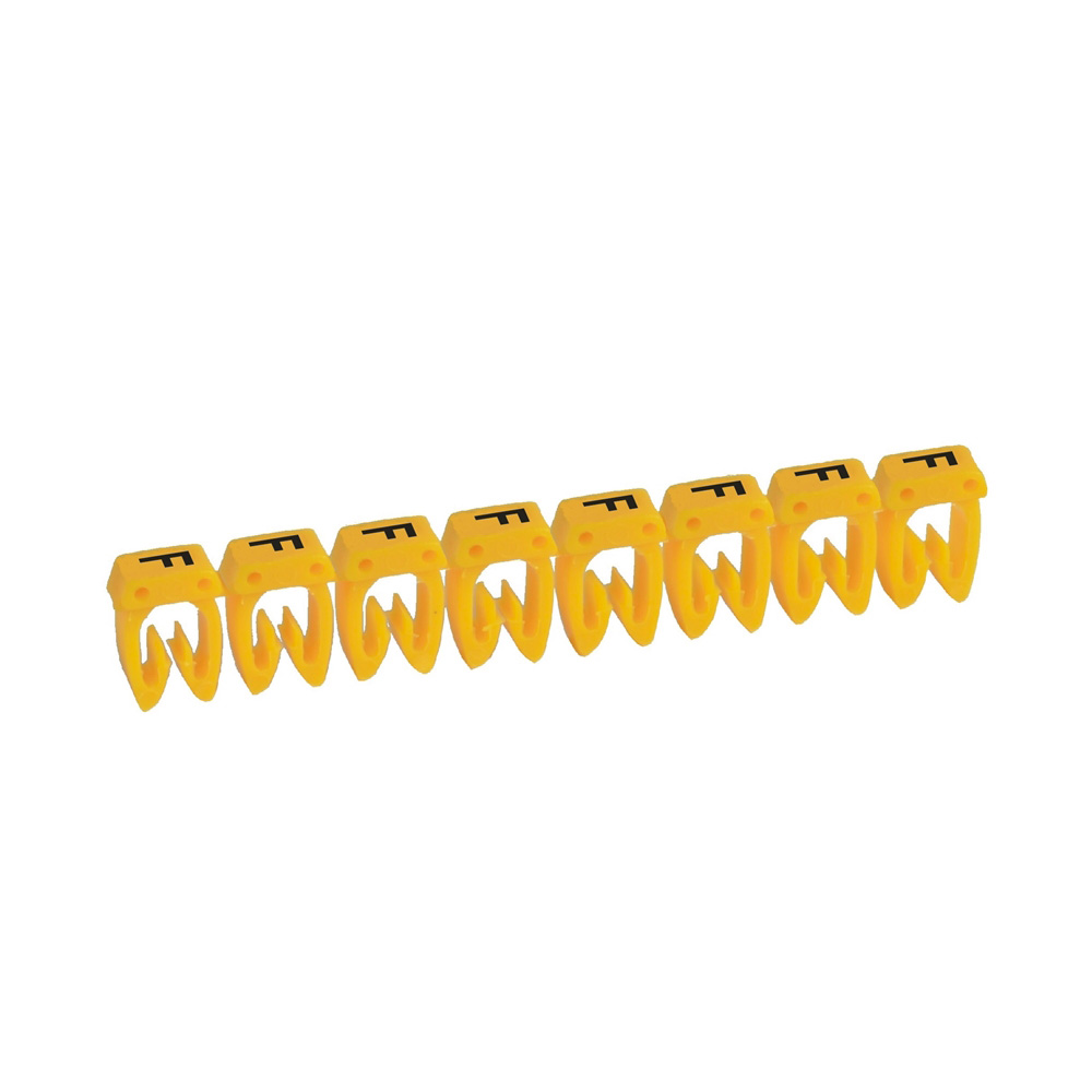MARCADOR P/CABLE 1.5-2.5MM2 LETRA F AMARILLO CAB3 038335