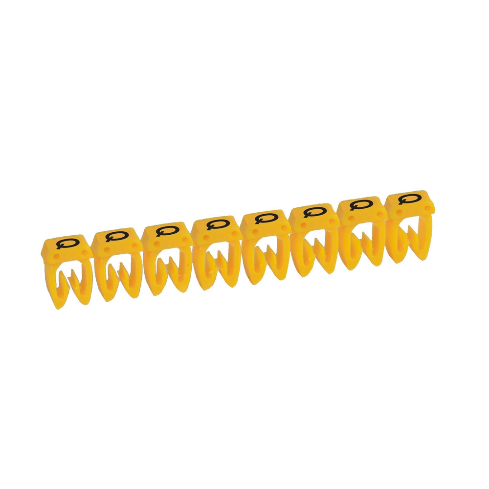 MARCADOR P/CABLE 1.5-2.5MM2 LETRA Q AMARILLO CAB3 038346