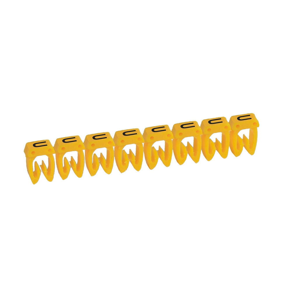 MARCADOR P/CABLE 1.5-2.5MM2 LETRA U AMARILLO CAB3 038350