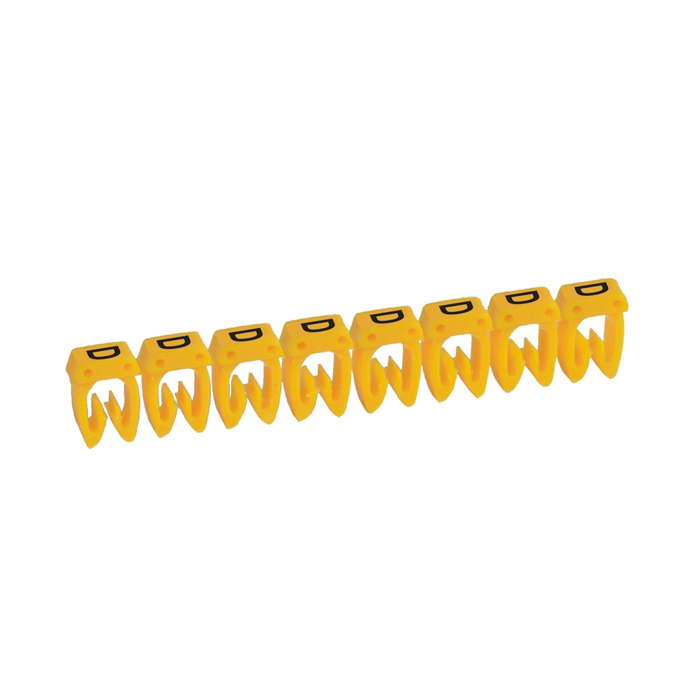 MARCADOR P/CABLE 4-6MM2 LETRA D AMARILLO CAB3 038363