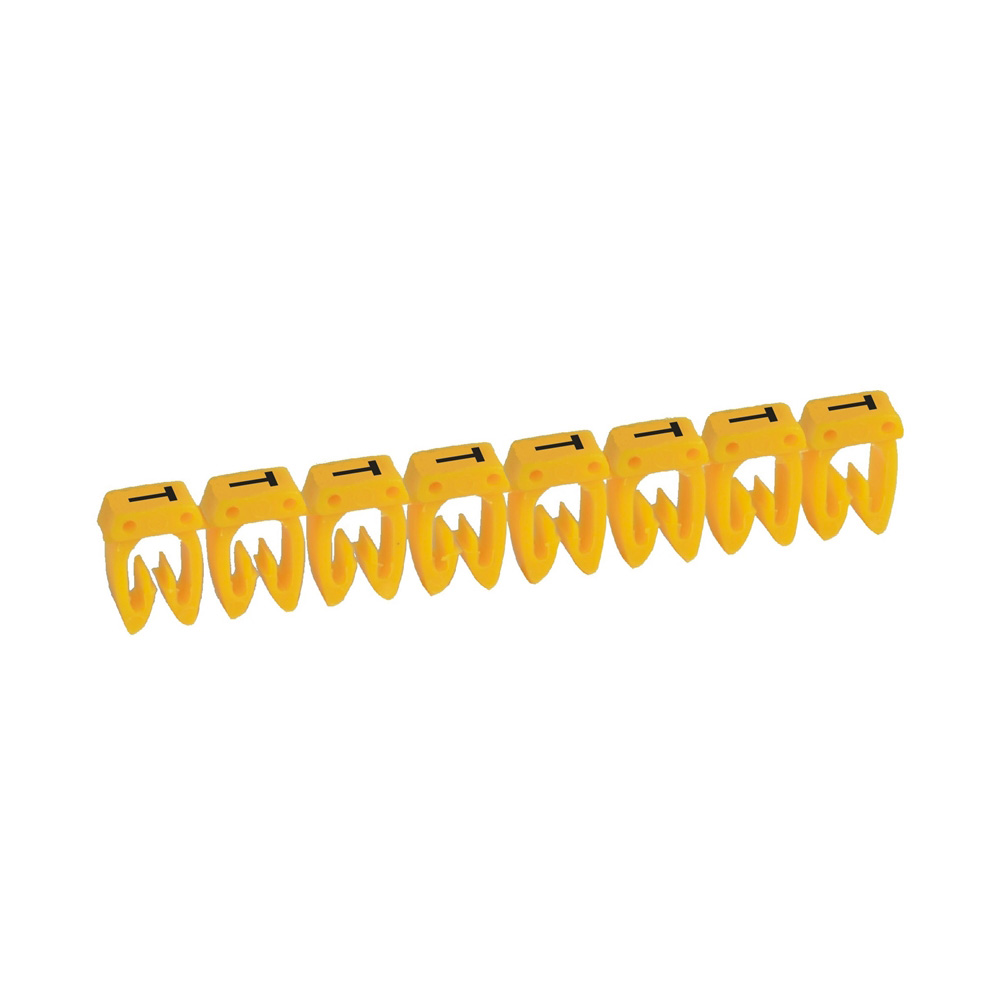 MARCADOR P/CABLE 4-6MM2 LETRA T AMARILLO CAB3 038379