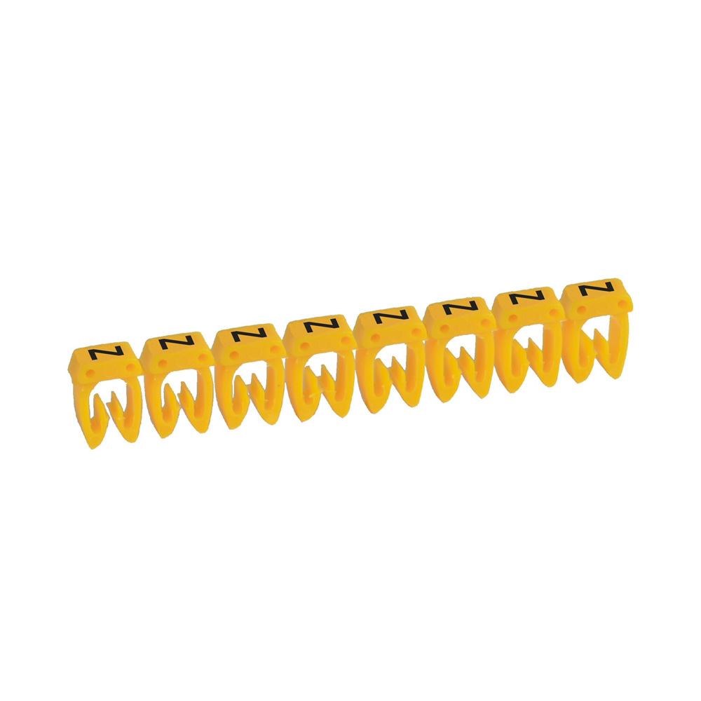 MARCADOR P/CABLE 4-6MM2 LETRA Z AMARILLO CAB3 038385