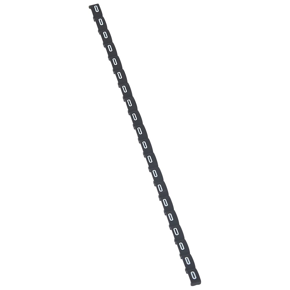 MARCADOR P/CABLE NRO 0 NEGRO DUPLIX 038400