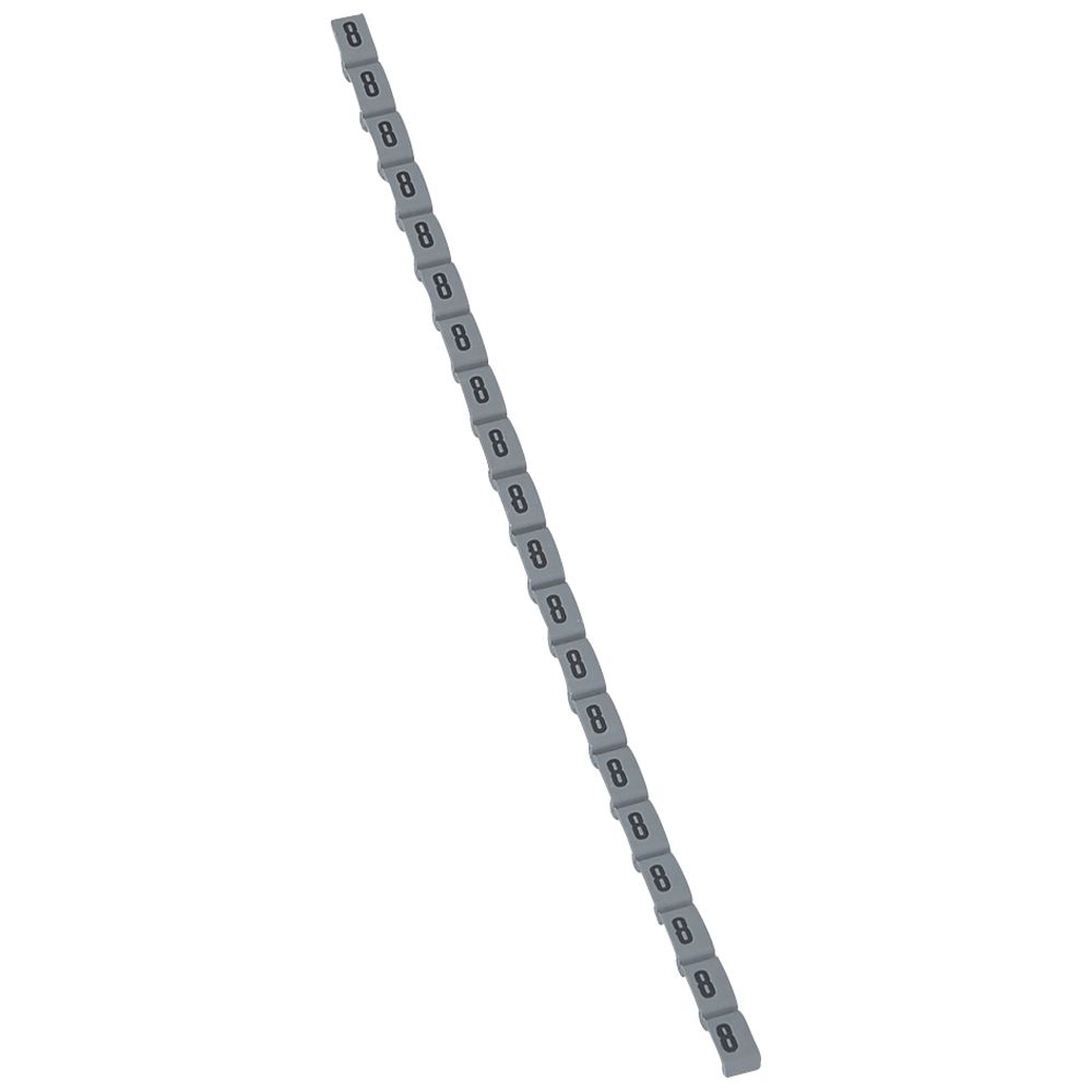 MARCADOR P/CABLE NRO 8 GRIS DUPLIX 038408