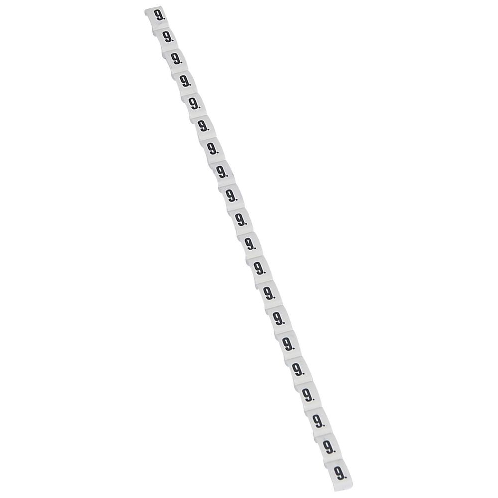 MARCADOR P/CABLE NRO 9 BLANCO DUPLIX 038409