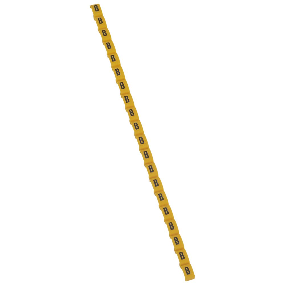 MARCADOR P/CABLE LETRA B AMARILLO DUPLIX 038411
