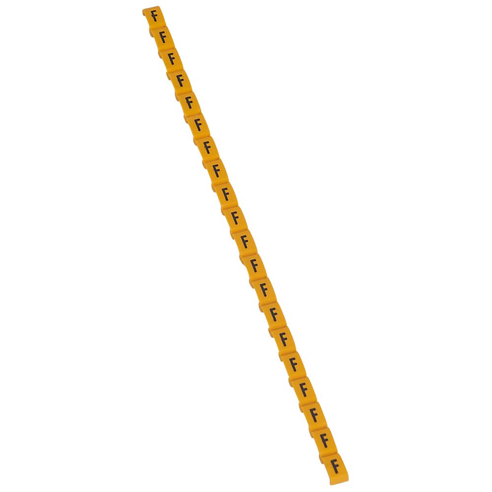 MARCADOR P/CABLE LETRA F AMARILLO DUPLIX 038415