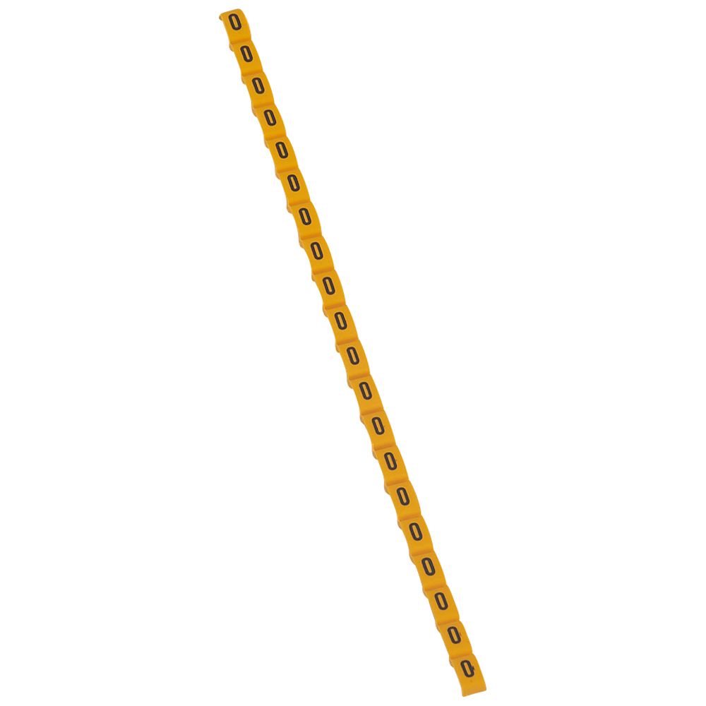 MARCADOR P/CABLE LETRA O AMARILLO DUPLIX 038424