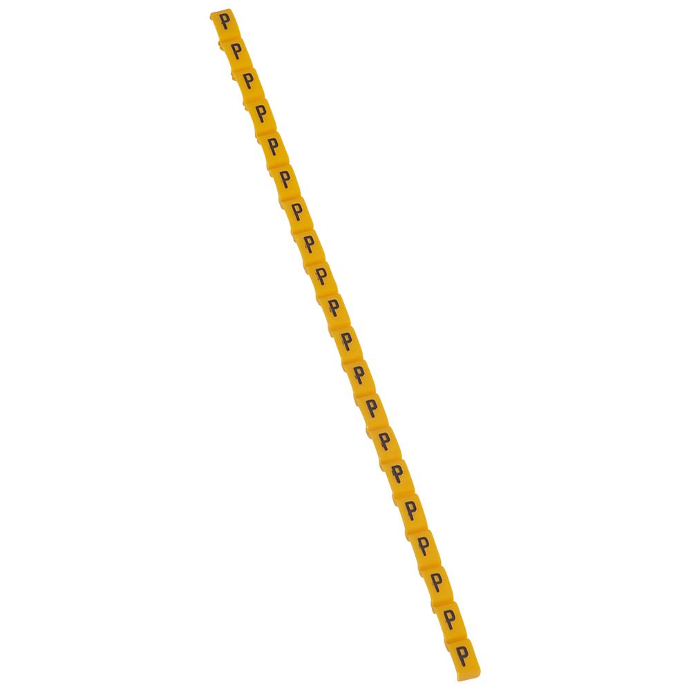 MARCADOR P/CABLE LETRA P AMARILLO DUPLIX 038425