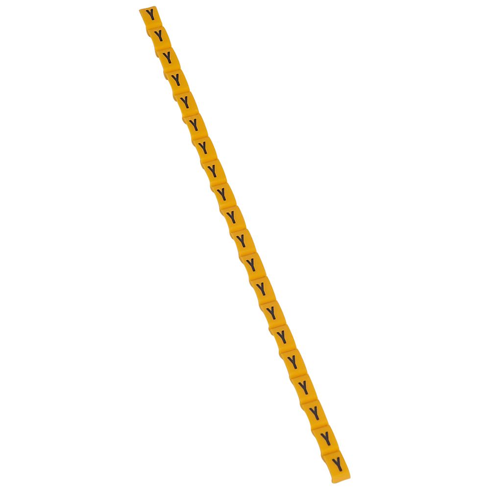 MARCADOR P/CABLE LETRA Y AMARILLO DUPLIX 038434