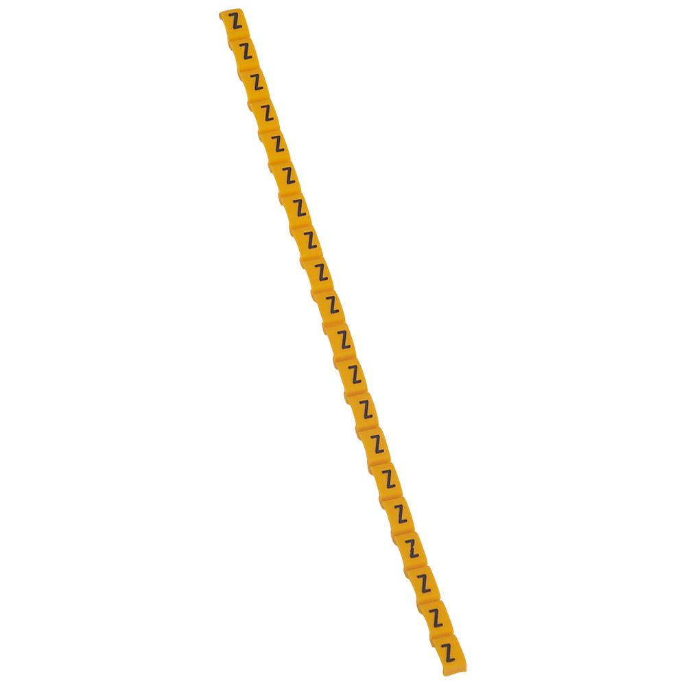MARCADOR P/CABLE LETRA Z AMARILLO DUPLIX 038435