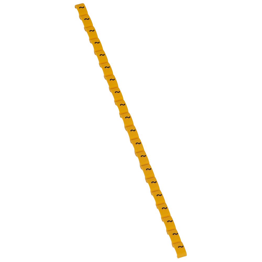 MARCADOR P/CABLE SIGNO "~" AMARILLO DUPLIX 038444