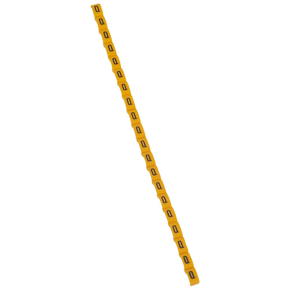MARCADOR P/CABLE LETRA Q AMARILLO DUPLIX 038426