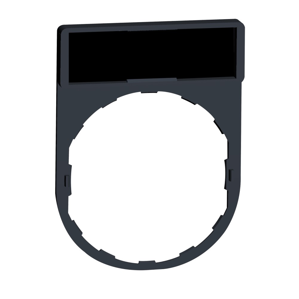 PORTA ETIQ IDENTIFICACION EN BLANCO 30X40MM P/PULSADOR ZBY2101
