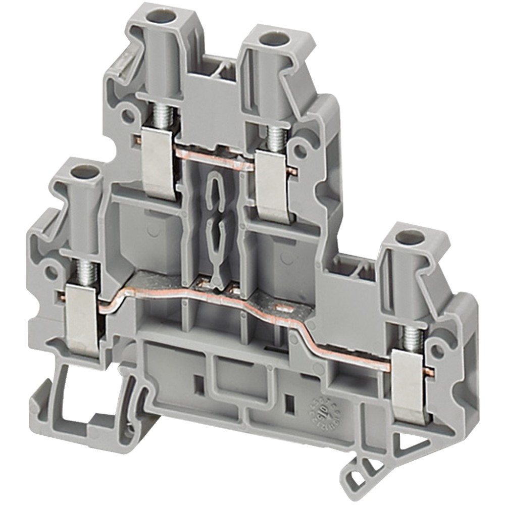 BORNERA CONEXION 2 PISOS GRIS 2.5MM2 LINERGY NSYTRV24D