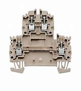 BORNERA CONEXION 2 PISOS BEIGE 4MM2 TORNILLO WDK4N