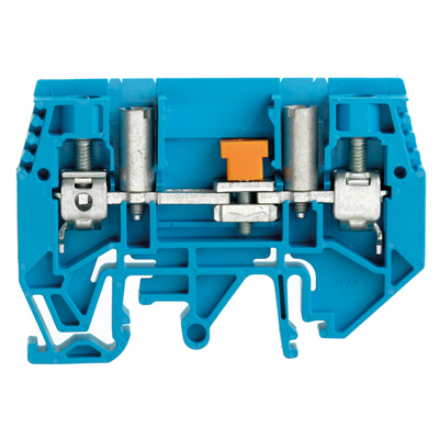 BORNERA CONEXION NEUTRO AZUL 6MM2 TORNILLO WTL6/1