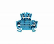 BORNERA CONEXION 2 PISOS AZUL 2.5MM2 TORNILLO WDK2.5