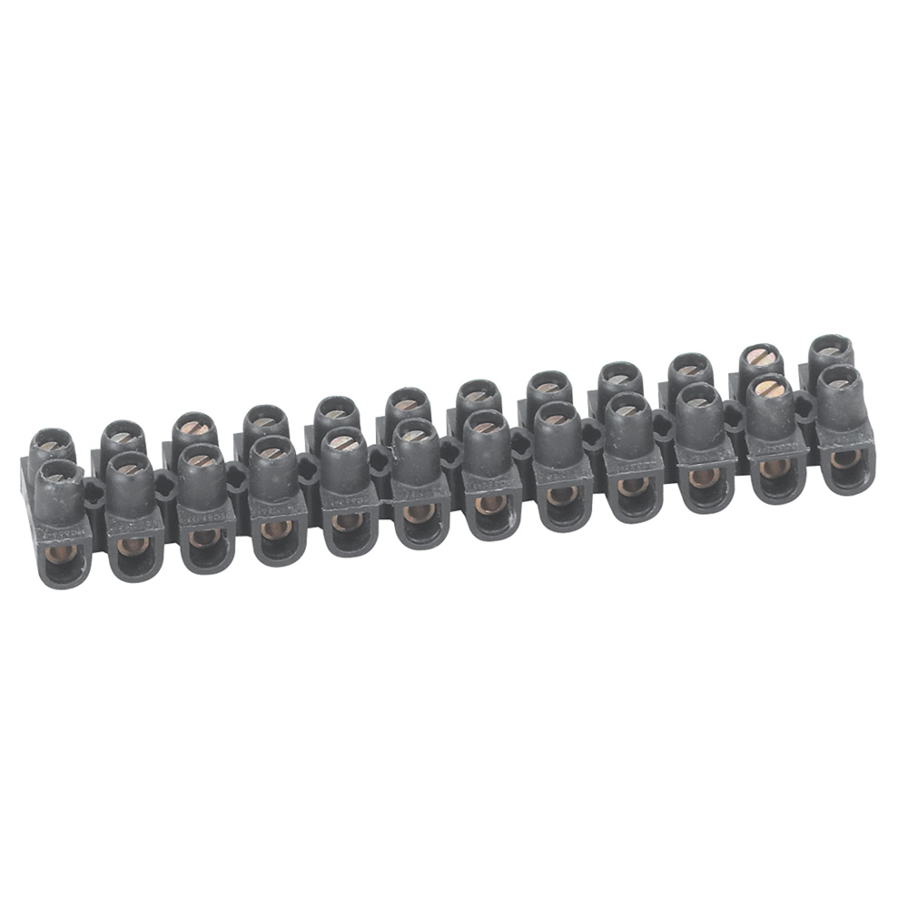 BORNERA REGLETA NEGRO 6MM2 NYBLOC 034213