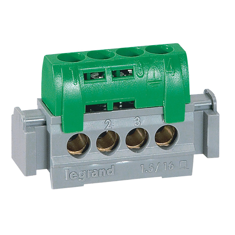 REGLETA VERDE TIERRA 4 ENTRADAS 004830