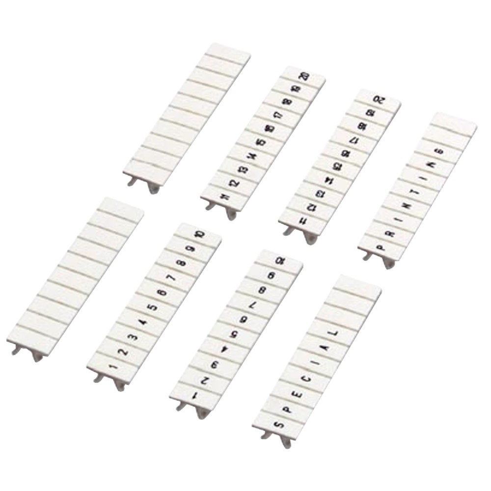 TIRA MARCADOR P/BORNERA BLANCO 5MM NRO 21 A 30 LINERGY NSYTRAB530