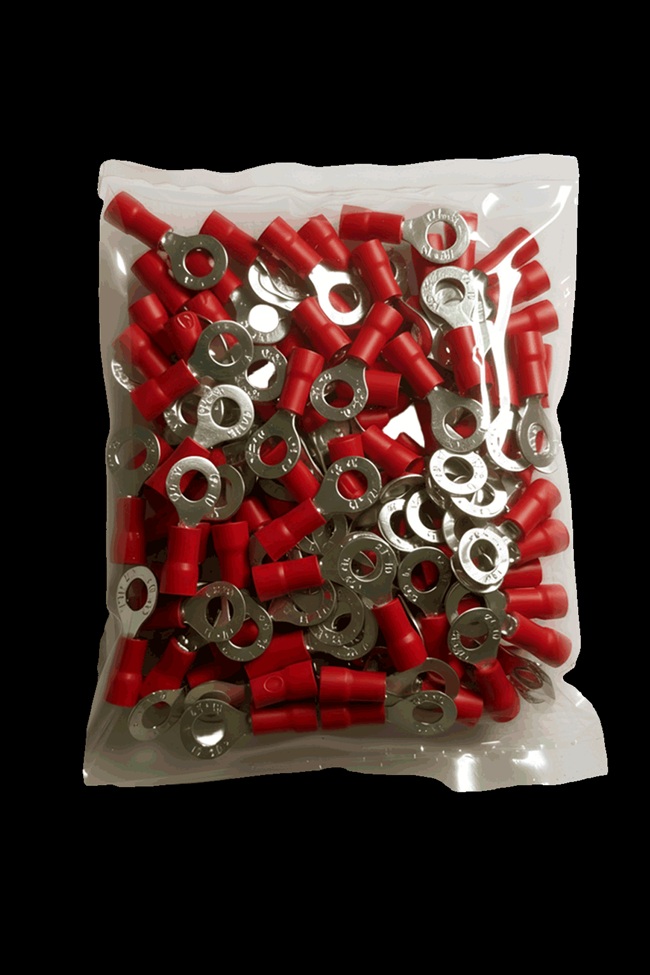 TERMINAL OJAL AISLADO Ø 3/16" 16-22AWG ROJO RVL1.25-5
