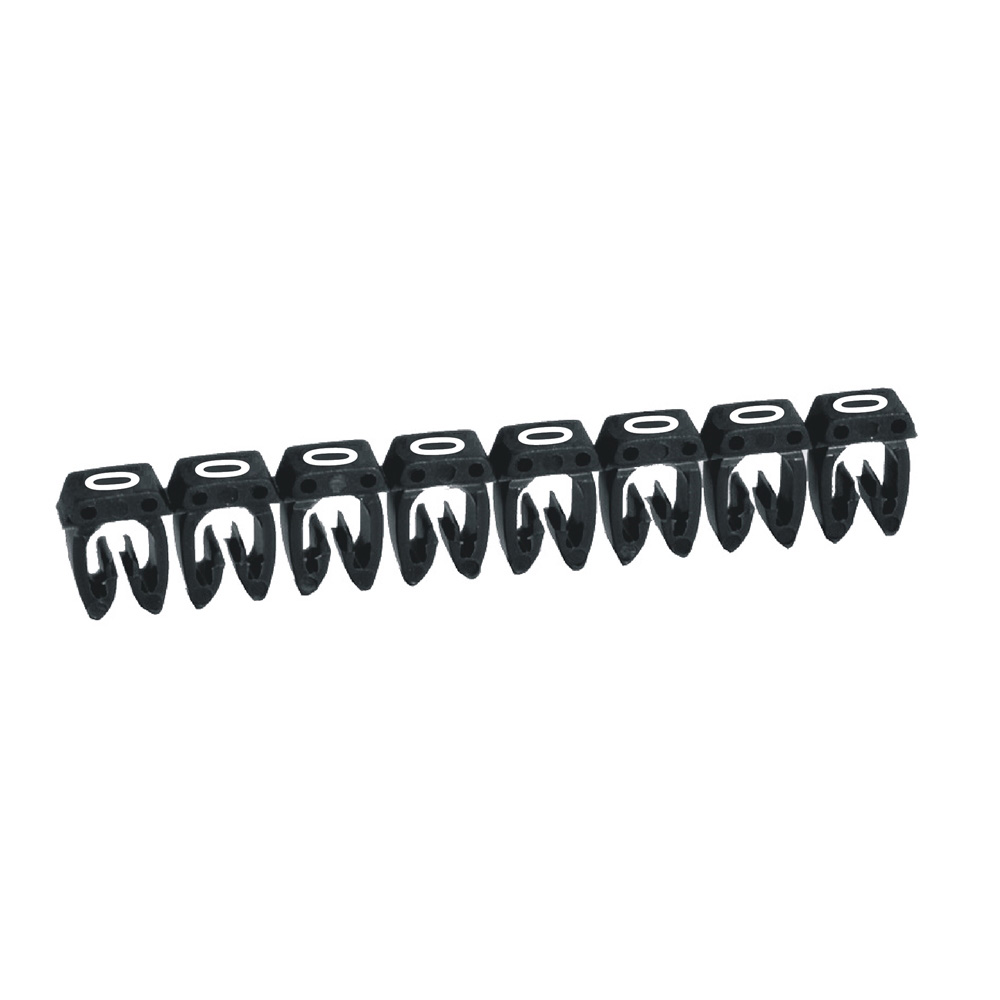 MARCADOR P/CABLE 0.15-0.5MM2 NRO 0 NEGRO CAB3 038100