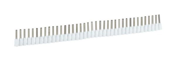 TERMINAL TUBULAR SIMPLE AISLADO 0.5MM2 BLANCO STARFIX 037661