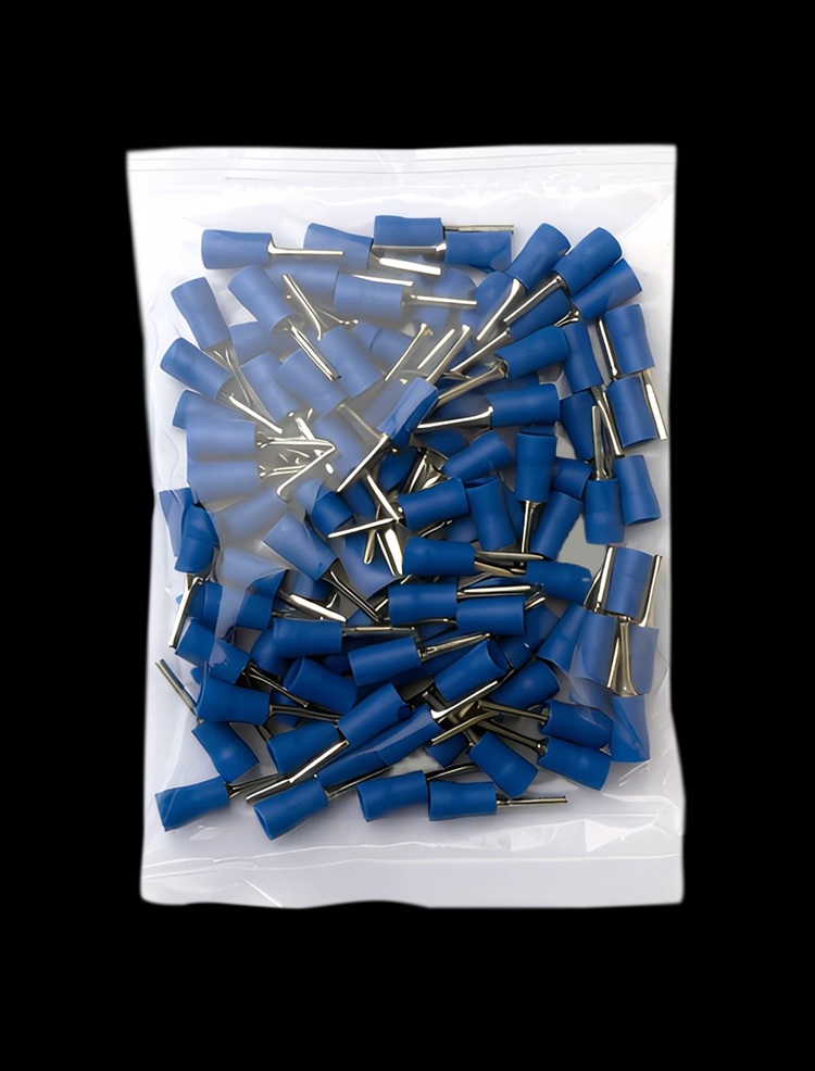 TERMINAL TIPO PIN AISLADO 14-16AWG AZUL C/100 UND PTV2-13