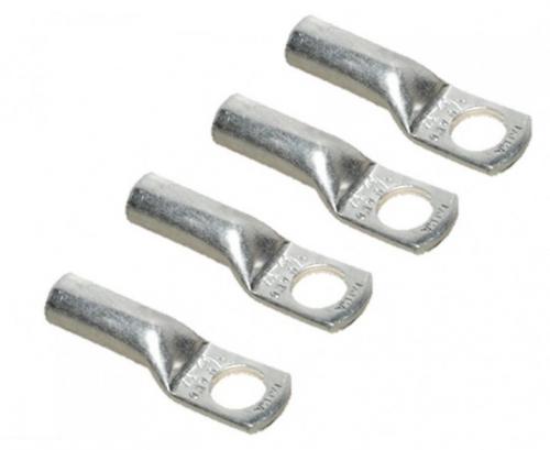 TERMINAL COMPRESION 25MM2 BARRIL LARGO 1PERF Ø 1/4" CU ESTAÑ.
