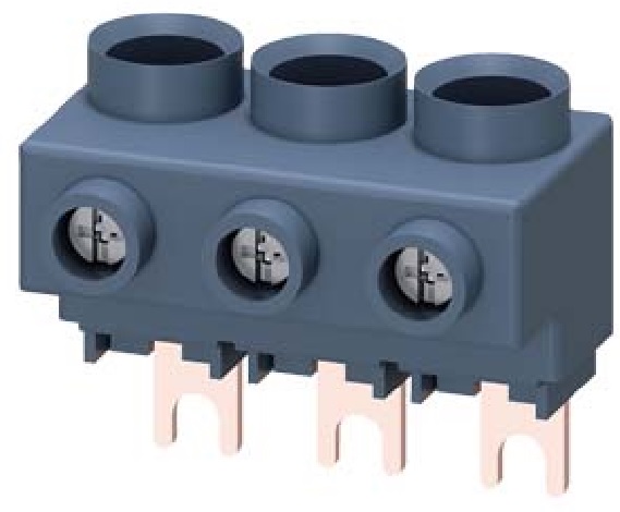 BORNE ALIMENTACION TRIF.2.5-25MM2 P/INTERRUPTOR AUT S00/S0 3RV29255AB