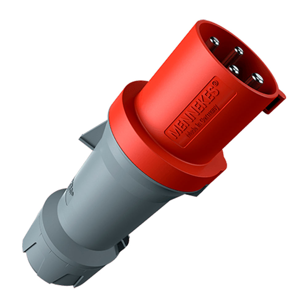 ENCHUFE IND AEREO 3P+T 63A 415V ROJO 6H IP44 3252