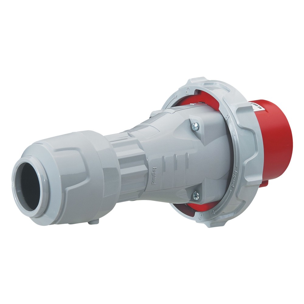 ENCHUFE IND AEREO 3P+N+T 63A 380/415VAC ROJO IP67 555529