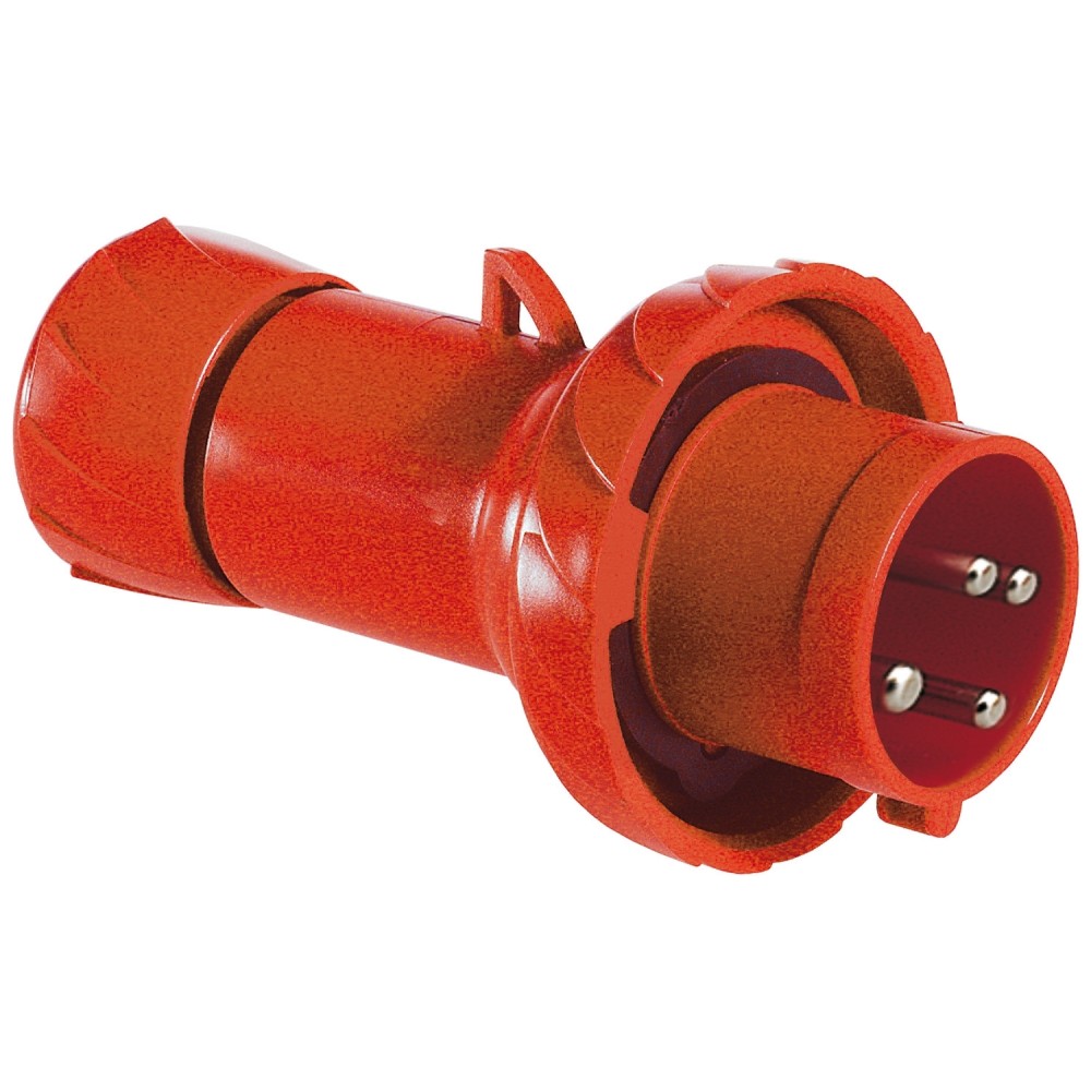 ENCHUFE IND AEREO 3P+T 16A 380/415VAC ROJO 6H IP67 PKX16M734