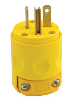 ENCHUFE PVC 2P+T 20A 125V AMARILLO 520PV