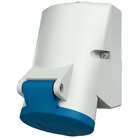 TOMA INDUSTRIAL ADOSABLE 3P+T 16A 230V AZUL 9H IP44 104